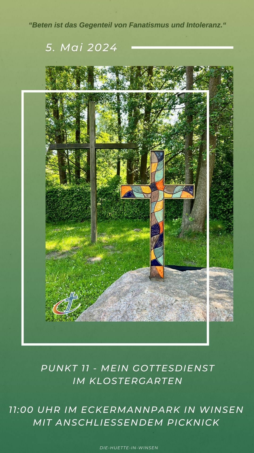 Gottesdienst in der Hütte